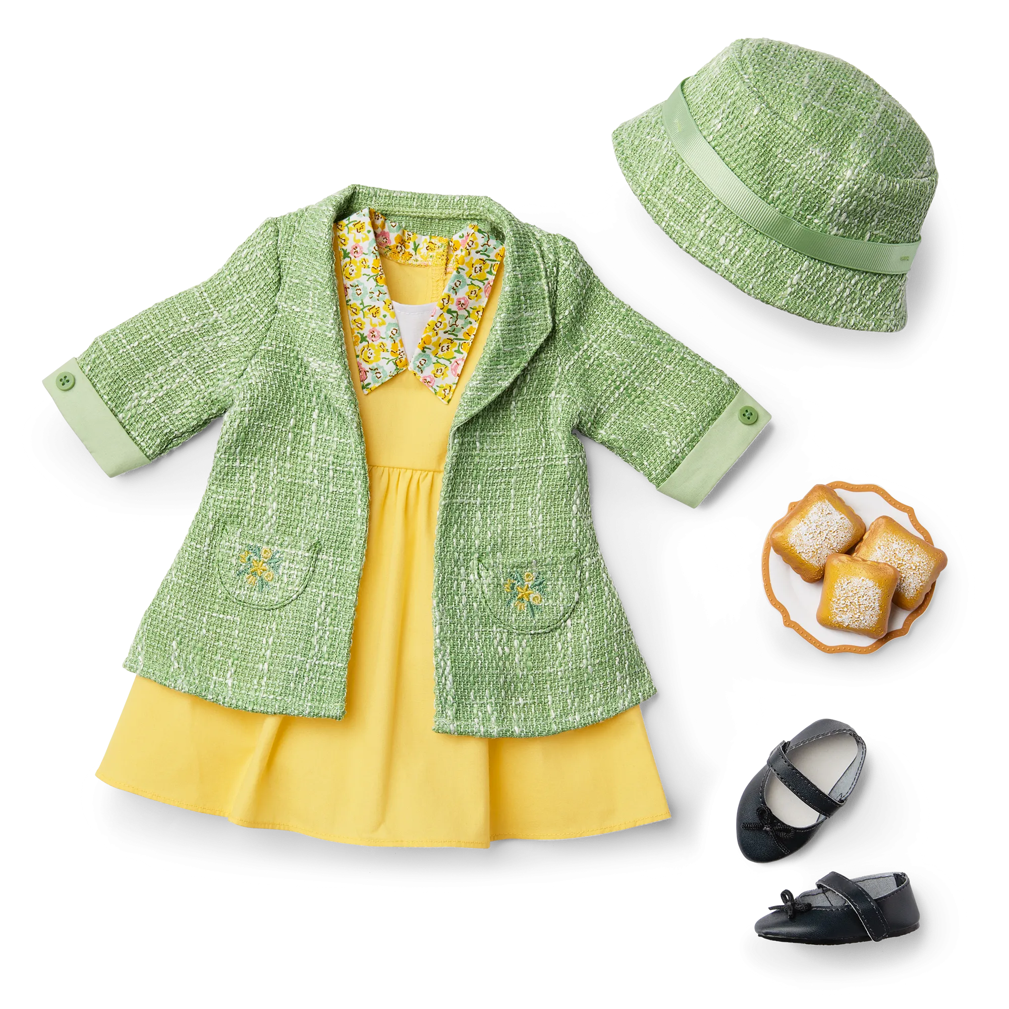 American Girl® Disney Princess Tiana Work Dress & Accessories for 18-inch Dolls