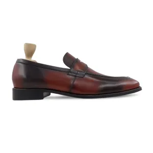 Ansley - Men's Burnished Oxblood Calf Leather Loafer