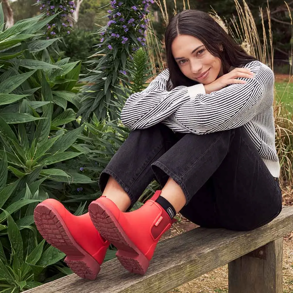 Bobbi Rain Boot // Poppy Red