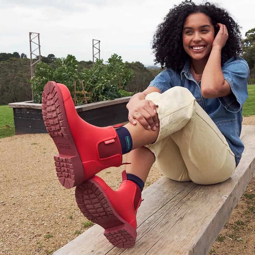 Bobbi Rain Boot // Poppy Red