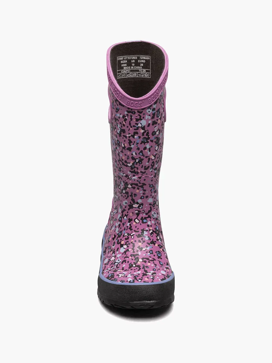 BOGS Kids Waterproof Rain Boots - Little Textures 2022