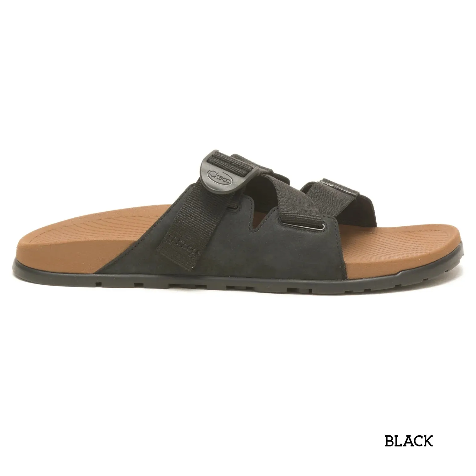 Chaco Lowdown Leather Slide / Women / Black