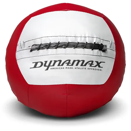 DYNAMAX MEDICINE BALL MINI COLLECTION RED/GRAY. BONUS - FREE EXERCISE BROCHURE!