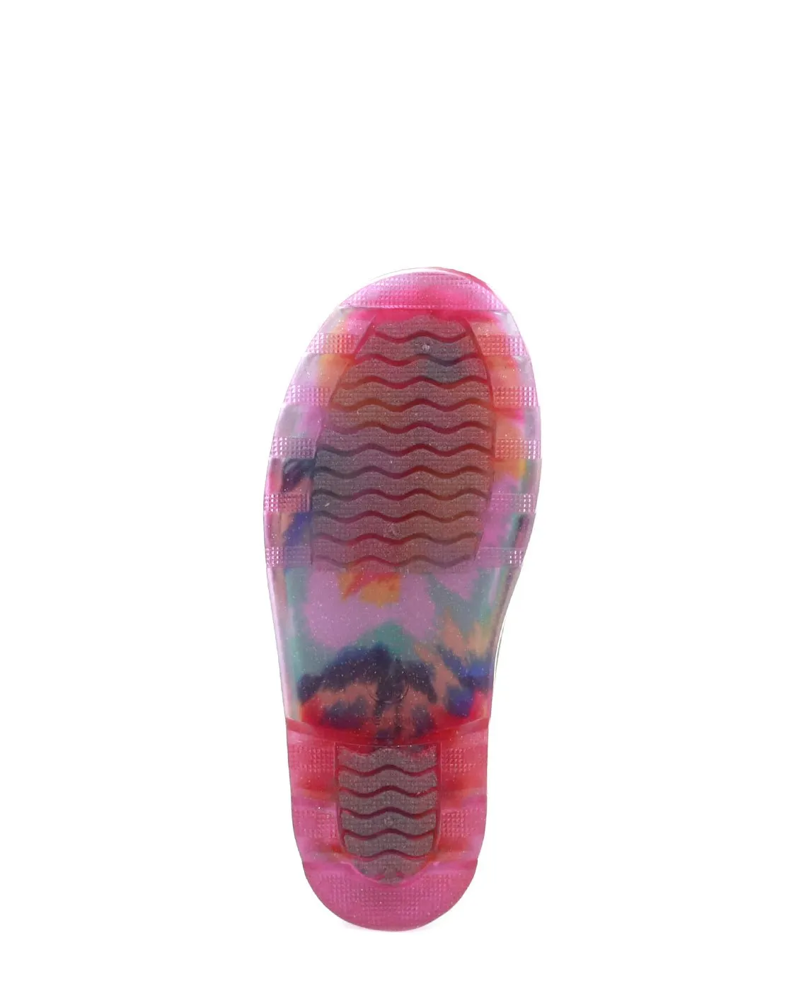 Kids Tie Dye Party Lighted Rain Boot - Multi