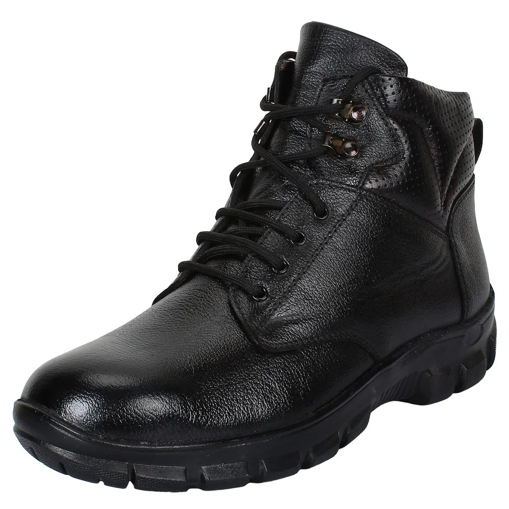 Leather Boots with Steel Toe- Defective