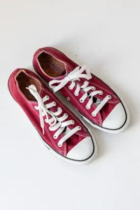 Maroon Converse