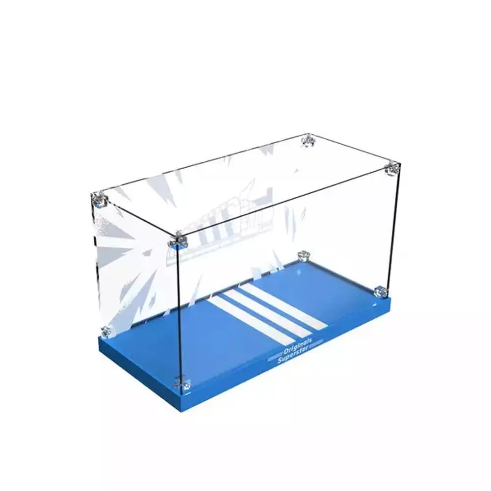 MOC  Compatible  Acrylic Display Box For 10282 Adidas Originals Superstar Building Blocks Display Case (Not Include The Model)