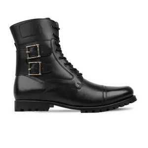 Nispor - Men's Black Calf Leather Boot