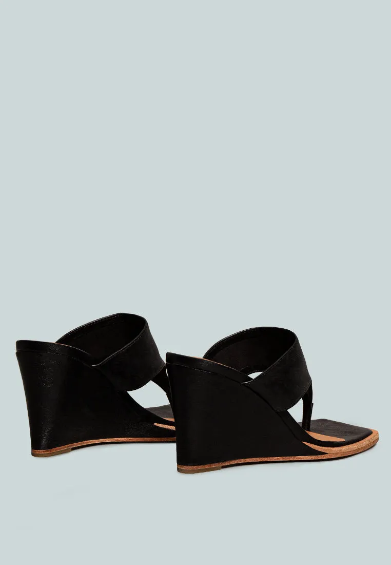 Onassis Thong Wedge Sandals