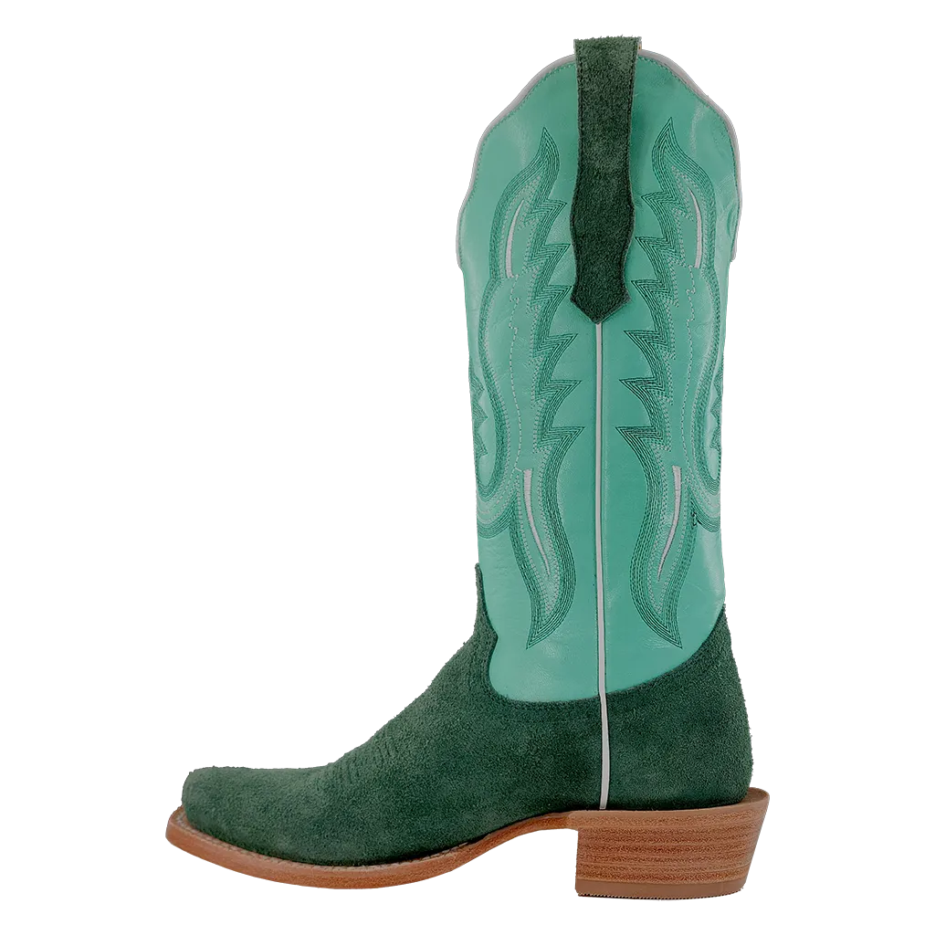 R. Watson Teal Roughout Women's Boots