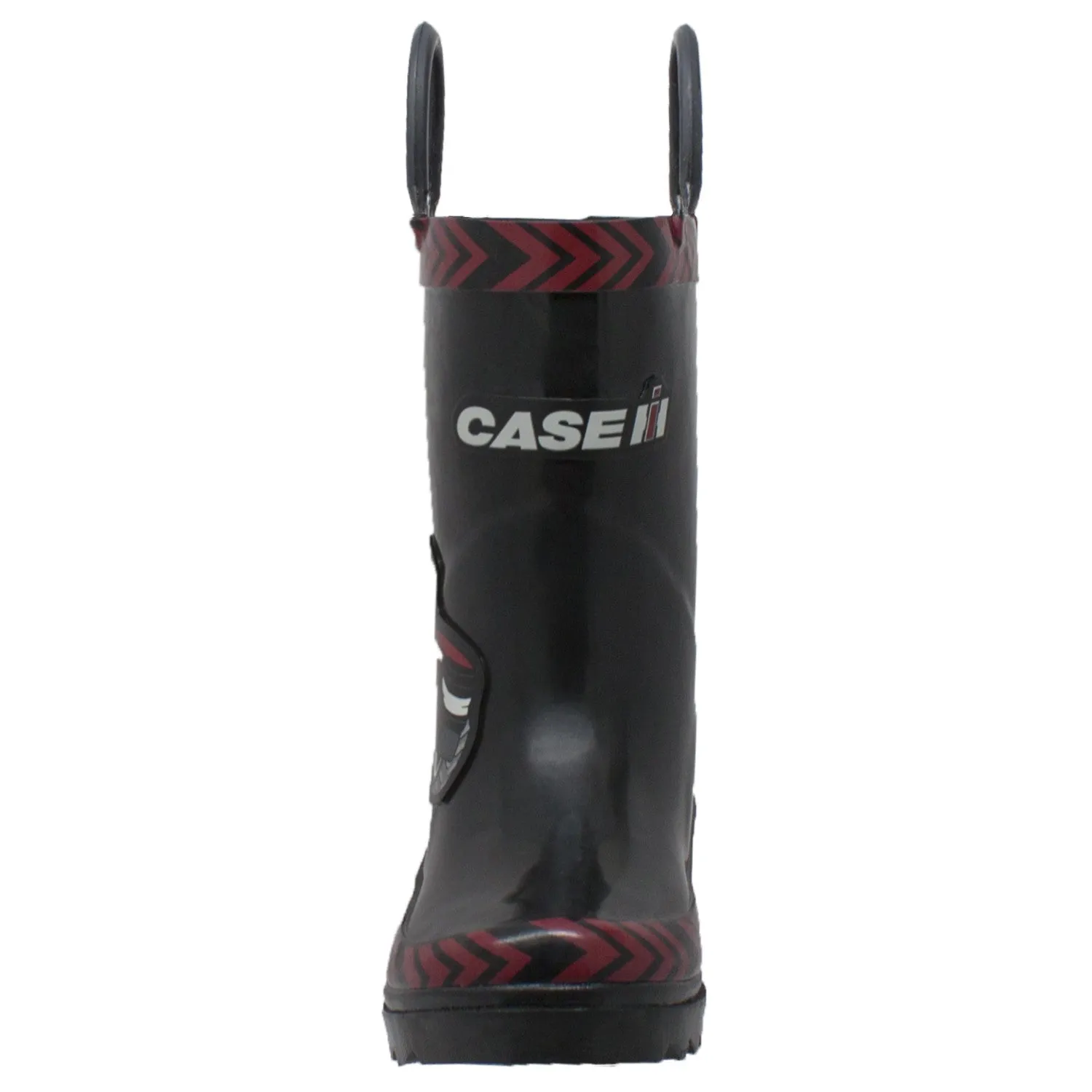 Toddler's 3D "Big Red" Rubber Boot Black - CI-5003