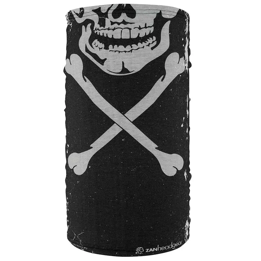 ZANheadgear Skull And Cross Bones Motley Tube