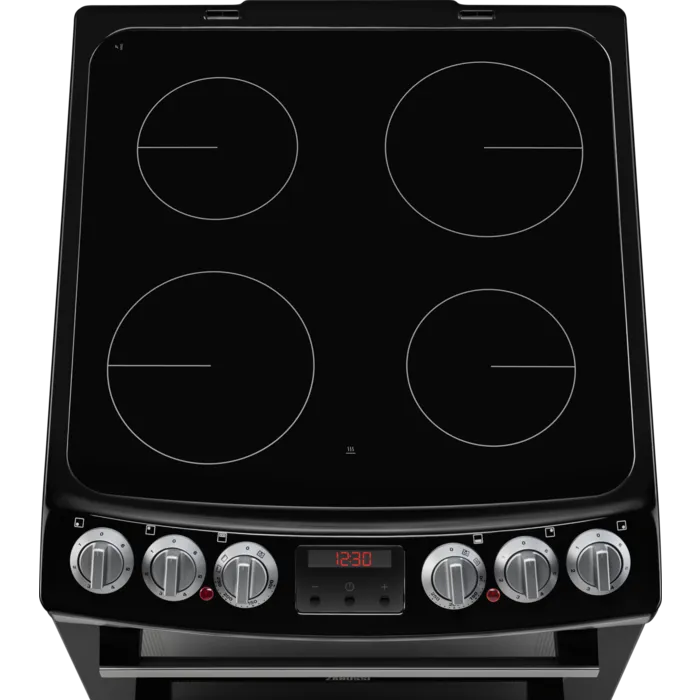 Zanussi ZCV46250XA Ceramic Electric Cooker with Double Oven Stainless Steel